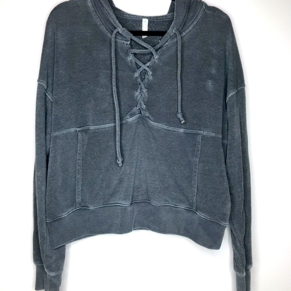 Free People Movement Gray Hoodie